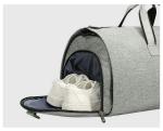 Foldable Stylish Travel Duffel Bag Tear Resistant 600D Polyester Fabric Made