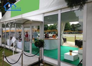 Wholesale Custom Aluminum Frame Arch Roof Big Tent White Arcum Marquee For Sale With Glass Door from china suppliers