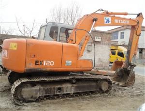 China used hitachi ex 120 excavator for sale with good  condition engine/low price/real material on sale