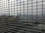 Advertising Flexible LED Display , Outdoor Mesh Screen Curtains Transparent