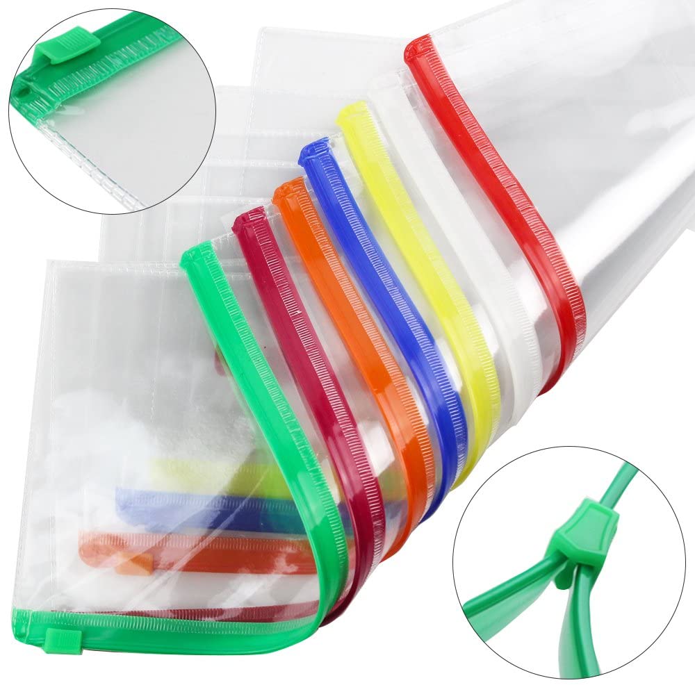 Rectangle Clear Pvc Pencil Case Personalised Square For Kids