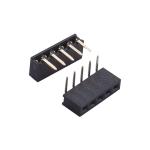 Gold Plated Female Header Connector Single Row Straight H4.3