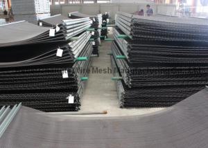 Wholesale Spring Steel V Shaped Aperture 100mm Crusher Screen Mesh from china suppliers