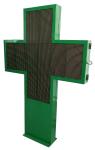 Outdoor P16 LED Cross Display 2R1G Tube Chip Color With Iron Cabinet Material