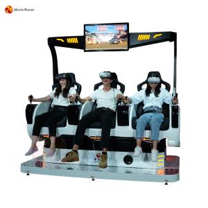 Wholesale Amusement 9D VR Cinema 360 Vision 3 Seats Egg Virtual Reality Motion Chair Simulator from china suppliers