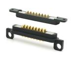4p Magnetic Pogo Pin Through Holes Spring Loaded Connectors Waterproof