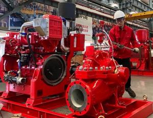 China 1500 Gpm Centrifugal Diesel Engine Driven Fire Pump Set For Pump And Diesel Engine on sale