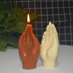 Food Grade Custom Silicone Candle Mold Finger Shape For Candles Making