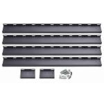 Wall Mounted Garage Storage Rack for Heavy Duty Metal Bins in Warehouse Tote