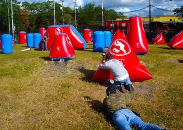 Inflatable PVC Bunkers Paintball For Adult And Kids , Paintball Tank Paintball