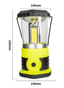 Wholesale 1200lm 2 In 1 LED Camping Lantern Outdoor LED Lantern High Powered 3D COB ABS D14xH26cm 740g from china suppliers