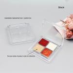 4 Grid Cosmetic Packaging Paper Box 60x60mm PPS Cardboard Eyeshadow Palette