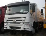 HOWO 10 wheeler coal transport dump truck 30 tons 290hp with AC white color