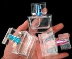 30ml Flat Square Design Perfume Spray Bottle Empty Glass Luxury Perfume Bottles