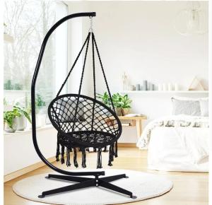 Wholesale Outdoor Furniture Durable Hanging Kits and C Shape Swing Stand with Mail Packing from china suppliers