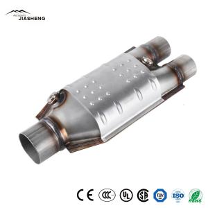 Wholesale 2&quot;, 2.5&quot; Universal Oval Euro 1 Catalyst Carrier Assembly Auto Catalytic Converter Sale from china suppliers
