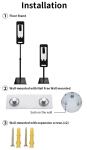 Chrome Plated 33 Oz Touchless Hand Sanitizer Dispenser