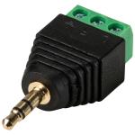 TRS-M35 Stereo TRS Male Plug in to Screw Terminals Connector for AV Cable