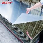Wear Resistance Acrylic Silver Mirror Sheet 2mm Gold Metallic Acrylic Sheet