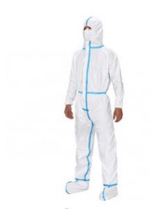 Wholesale Microporous Disposable Isolation Gowns Anti Static Chemical Protective Coveralls from china suppliers