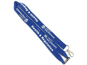 Wholesale Staff Accessories Custom Polyester Lanyards , Safety Breakaway Lanyard Simply Printing Logo from china suppliers