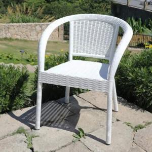 Wholesale Plastic Rattan Stackable Cafe Dining Arm Chair for Wedding Banquet in Outdoor Garden from china suppliers