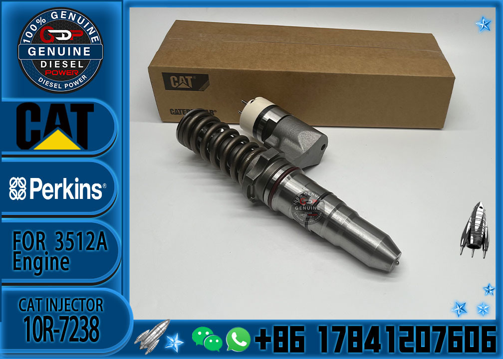 Cat 3508C 3512C Engine Injector diesel common Rail Fuel Injector 246-1854 10R-7238 for Caterpillar