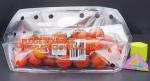 fruit packaging bag for strawberry/cherry/blueberry, printed zipper strawberry