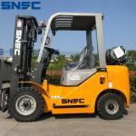 Japan Nissan Engine FL30 Dual Fuel Forklift with Gasoline and Load Center 500mm