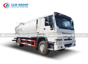 Wholesale SINOTRUK HOWO Sewage Suction Truck Vacuum Suction Truck 12CBM For Sanitation from china suppliers