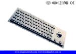IP65 Cherry Keyswitch Panel Mount Kiosk Mechanical Keyboard With Trackball