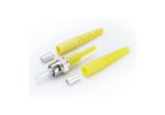 Yellow Boot Fast Connect Fiber Connectors , ST / UPC 2.0mm Duplex Sc Fiber Optic