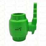 PPR Plastic Ball Valve With Waving Handle And Brass Ball Ergonomic Waving Handle