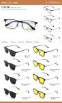Dual-Purpose Glasses Pure Titanium Aluminum Optical Glasses Frame