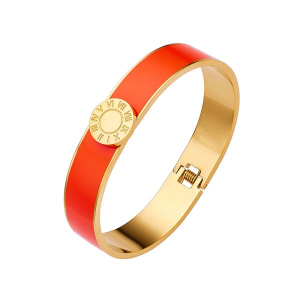 Oem Oval Cross Bracelets Roman Numerals With Diamond Ladies Valentine'S Day