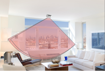 Solar Wireless Infrared Curtain Detector