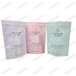 Wholesale High Quality Custom Logo Bags Moisture Proof Resealable Food Grade Bath Salt Packaging Stand Up Plastic Bags from china suppliers