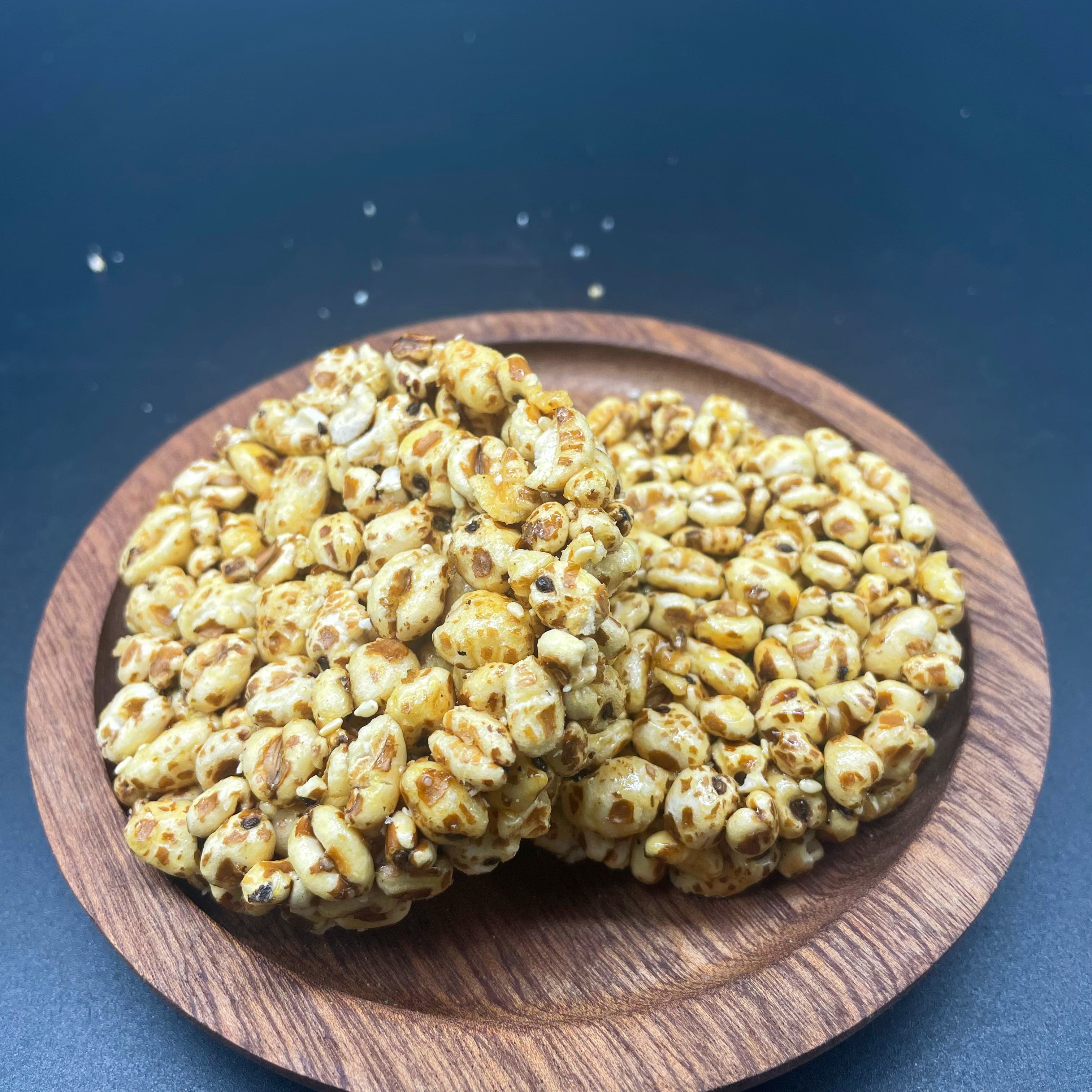 Healthy Rice Snacks Peanut Flavor Wheat Round Rice Cracker