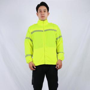 China Breathable Fluorescent Long Sleeve Work Shirts Sun Protection Mesh Fabric Fluorescent Safety Shirts on sale