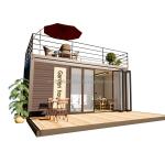 Galvanized Steel Main Structure Modern Luxury Chinese Prefabricated Steel Villa