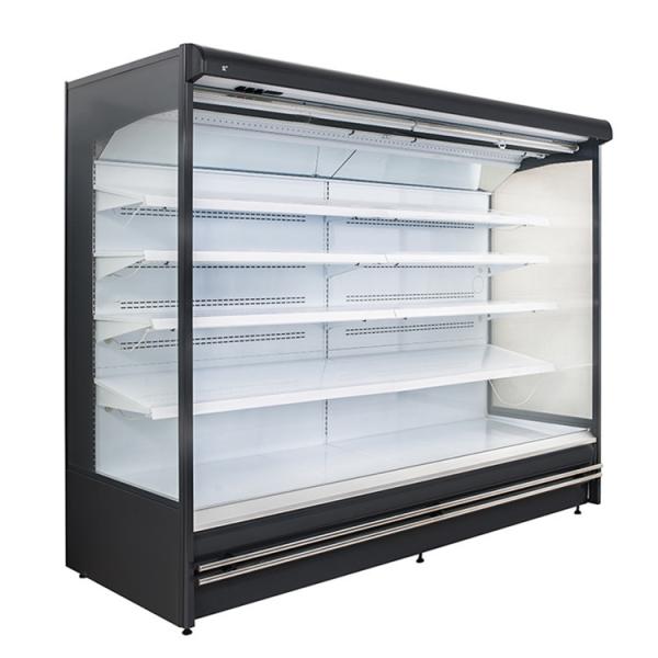 Commercial Multi-deck open chiller supermarket convenience store showcase for