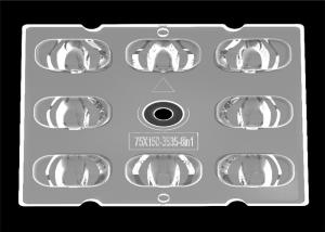 Wholesale 50*50mm Dimension LED Chip Lens , Street Light Wide Angle LED Lens With CREE XTE from china suppliers