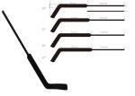 Matte / Glossy Carbon Fiber Field Hockey Stick Junior Goalie 500 Lbs Strength