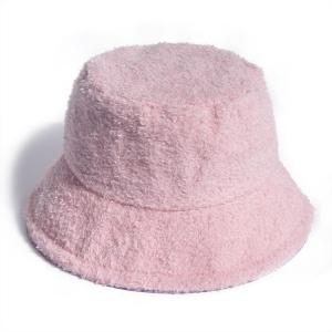 Wholesale Fur Bucket Hat Fashion Versatile Sherpa Furry Bucket Hats Warm Plush Fuzzy Plain Bucket Hat from china suppliers
