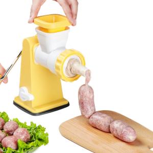 Wholesale Shule Hand Crank Household Meat Mincer ABS PC With Nozzles from china suppliers