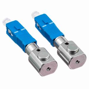 Wholesale Gray Bare Adapter Fiber Optic SC Type Fiber Optic Couplers For Test Center from china suppliers
