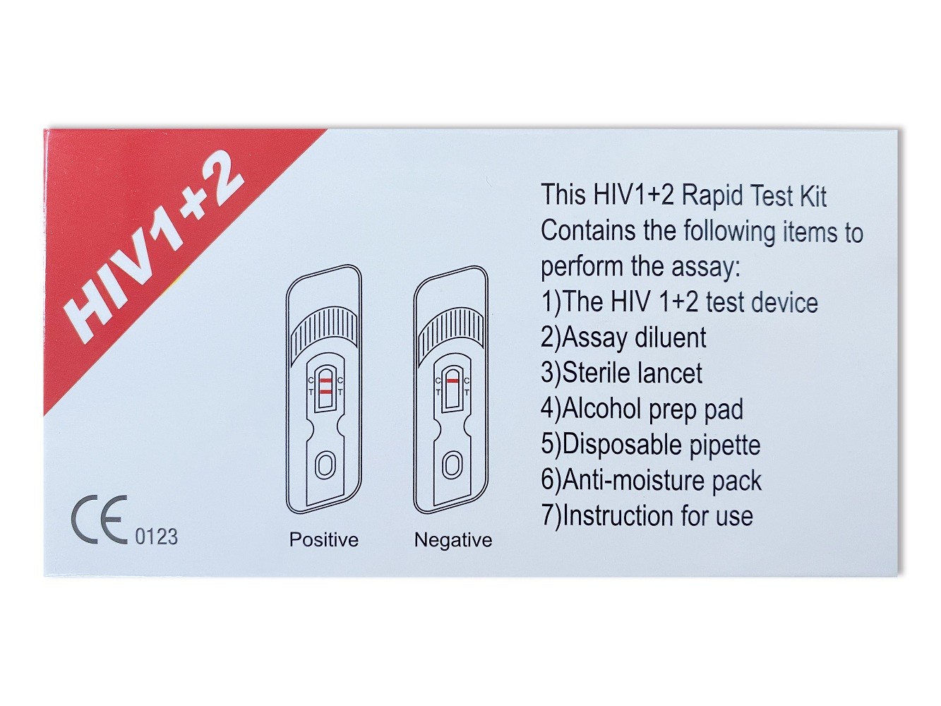 OEM 40pcs Hiv Rapid Test Kits One Step Medical Diagnostic For Human
