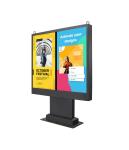 Weatherproof Dual Outdoor LCD Display Kiosk 1500 Nits Waterproof Advertising