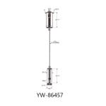 1.2mm Cable Swingable Self Gripper Ceiling Hanging Kits Suspension System