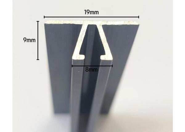 1.2mm Aluminum Extruded Profile 6063 Extruded Aluminum Window Profile